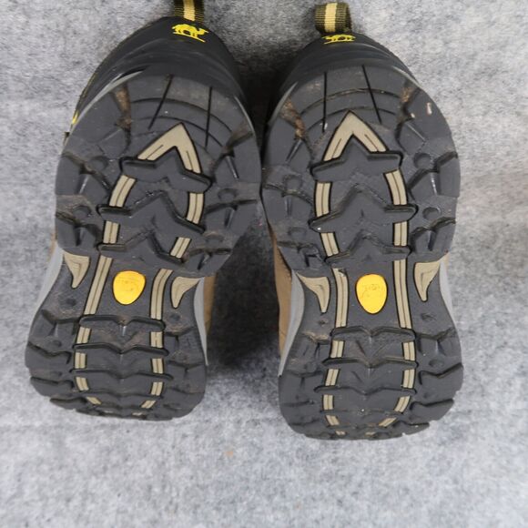 Camel Shoes Mens 9 Hiking Low Leather Boot Outdoor Trekking Active Lace Up Brown - Picture 11 of 14